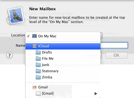 outlook for mac default folders